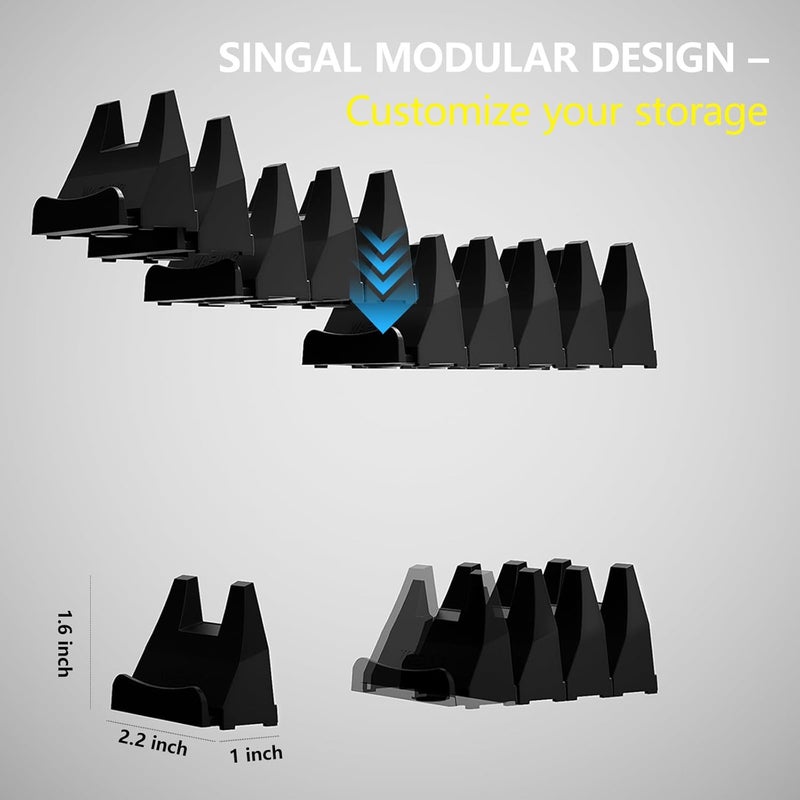 WAENLIR 24PCS Magnetic Modular Wrench Organizer Set-Tool Drawer Storage Rack with Metric&SAE Labels, Wrench Holder with Magnet, Perfect Tool Gift for Men, father, boyfriend, DIYers & Mechanics (Black) - Image 3